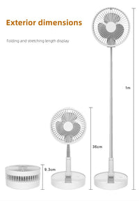 FoldAir - Cordless Retractable Portable Fan