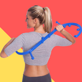 Self massager with therapeutic hook